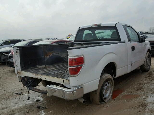 1FTMF1CW1AKA73907 - 2010 FORD F150 WHITE photo 4