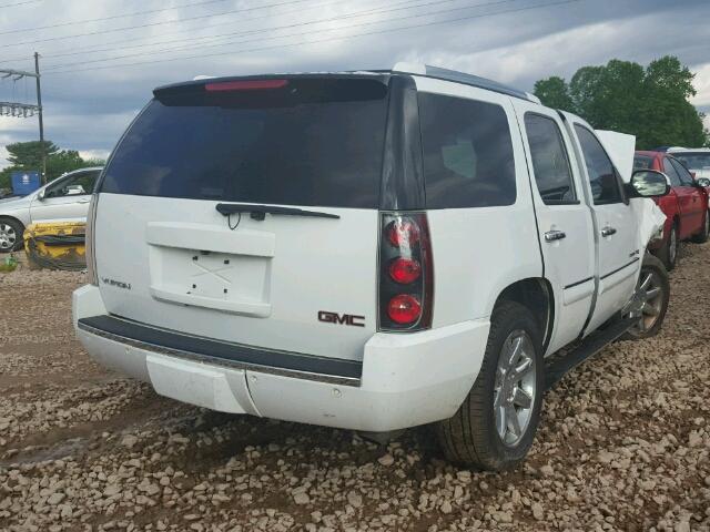 1GKFK63877J304833 - 2007 GMC YUKON DENA WHITE photo 4