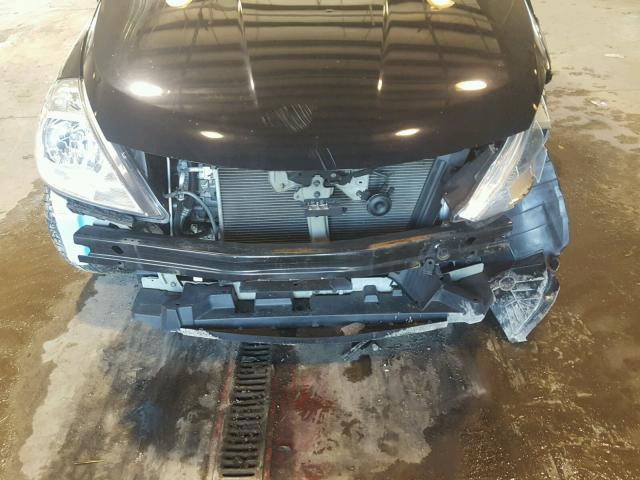 3N1BC11E79L499897 - 2009 NISSAN VERSA S BLACK photo 9