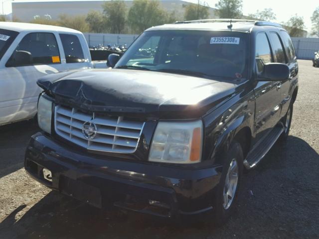 1GYEK63N52R313757 - 2002 CADILLAC ESCALADE L BLACK photo 2