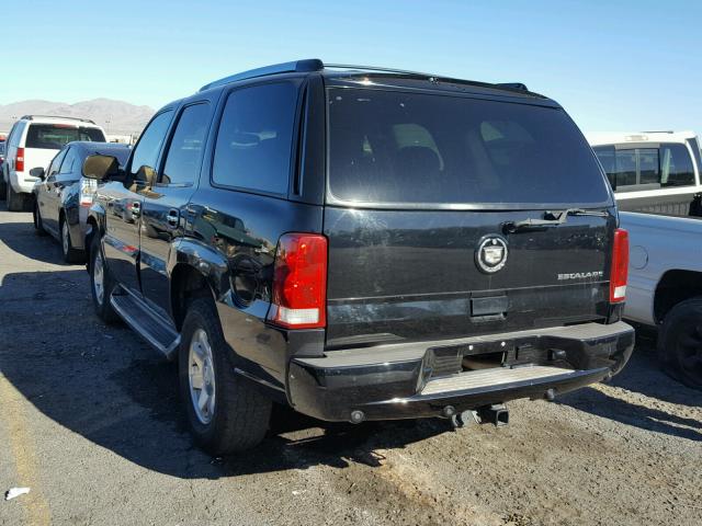 1GYEK63N52R313757 - 2002 CADILLAC ESCALADE L BLACK photo 3