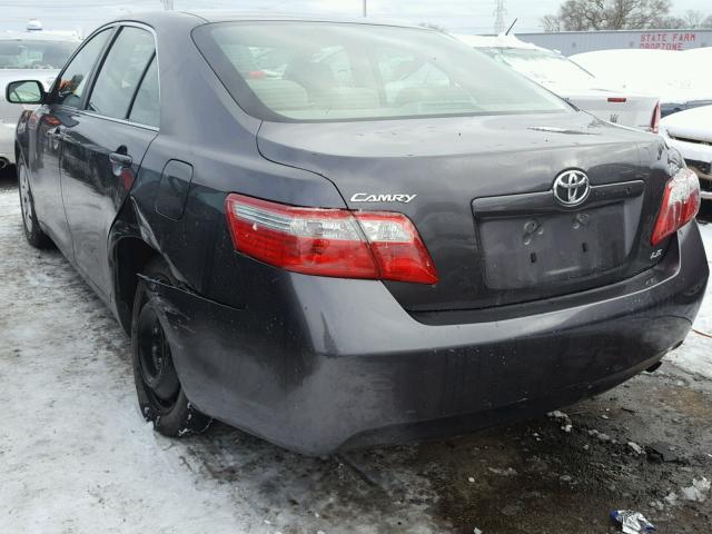 JTNBE46K773020244 - 2007 TOYOTA CAMRY NEW GRAY photo 3