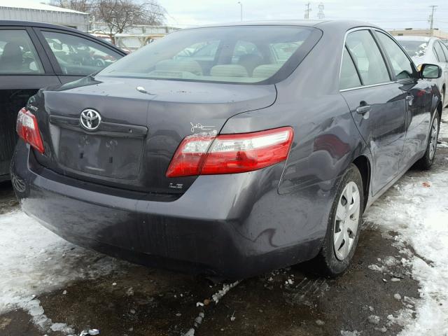 JTNBE46K773020244 - 2007 TOYOTA CAMRY NEW GRAY photo 4