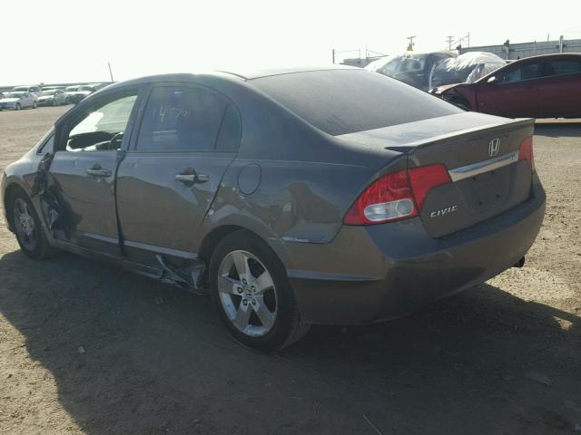 19XFA1F65AE049888 - 2010 HONDA CIVIC GRAY photo 3