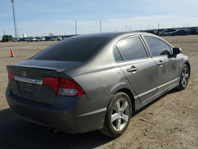 19XFA1F65AE049888 - 2010 HONDA CIVIC GRAY photo 4