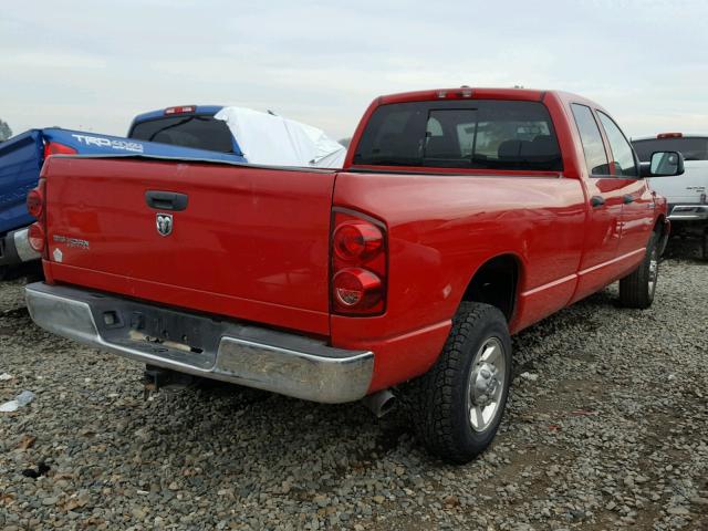 3D7KR28A87G822533 - 2007 DODGE RAM 2500 S Qırmızı foto 4