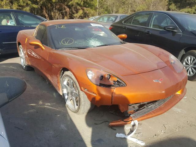 1G1YY26U175122082 - 2007 CHEVROLET CORVETTE ORANGE photo 1