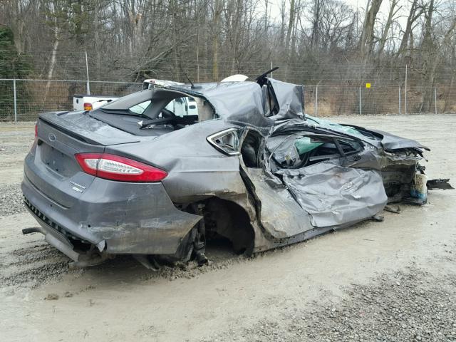 3FA6P0D92ER310968 - 2014 FORD FUSION TIT GRAY photo 4