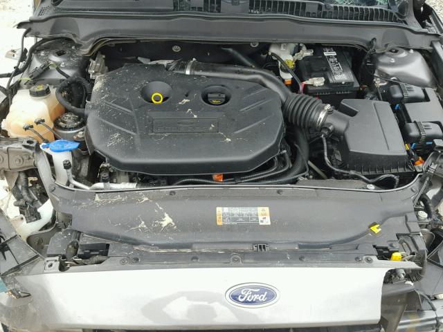 3FA6P0D92ER310968 - 2014 FORD FUSION TIT GRAY photo 7