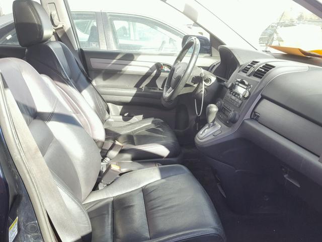 JHLRE48768C015682 - 2008 HONDA CR-V EXL BLUE photo 5