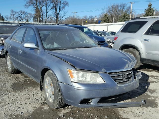 5NPET46C49H557905 - 2009 HYUNDAI SONATA GLS BLUE photo 1