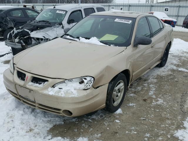 1G2NE52F43C154787 - 2003 PONTIAC GRAND AM S GOLD photo 2