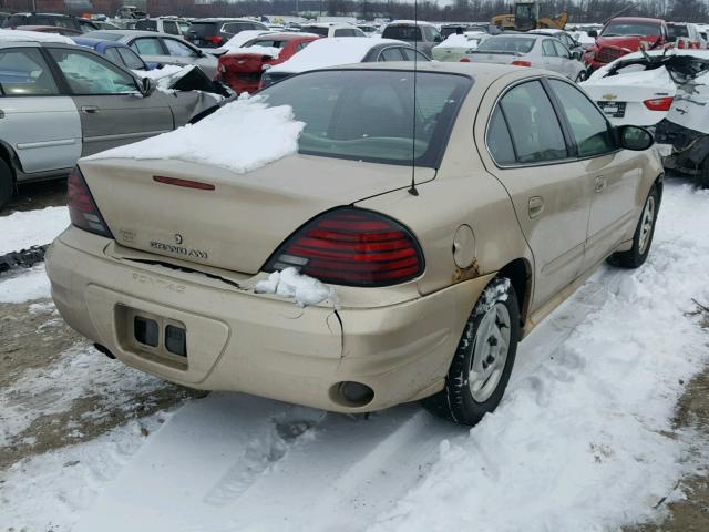 1G2NE52F43C154787 - 2003 PONTIAC GRAND AM S GOLD photo 4