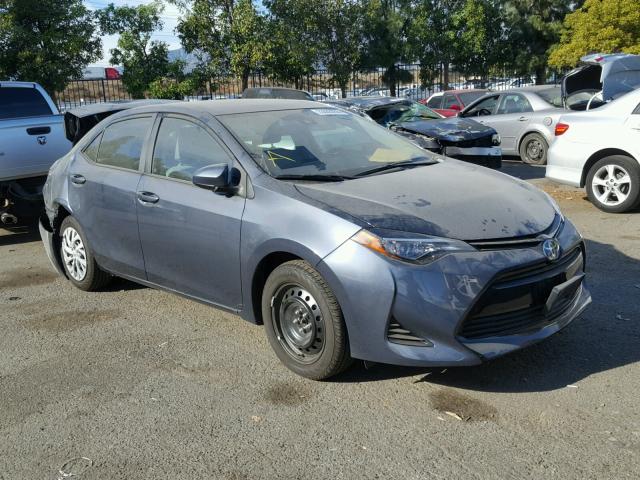 5YFBURHE1HP690599 - 2017 TOYOTA COROLLA L GRAY photo 1