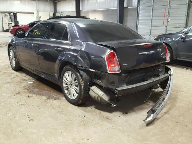 2C3CCARG9DH585631 - 2013 CHRYSLER 300 GRAY photo 3