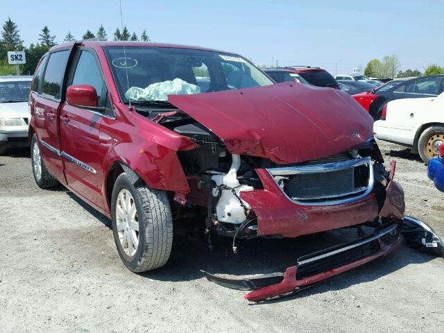 2C4RC1BGXDR704619 - 2013 CHRYSLER TOWN & COU RED photo 1