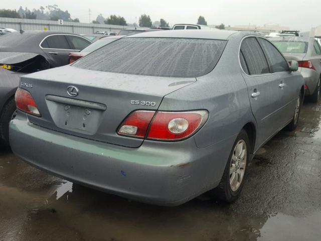 JTHBF30G630141874 - 2003 LEXUS ES 300 GREEN photo 4