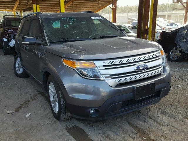 1FM5K7D84EGA61953 - 2014 FORD EXPLORER X GRAY photo 1