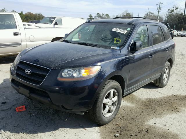 5NMSG13D17H098457 - 2007 HYUNDAI SANTA FE G BLUE photo 2