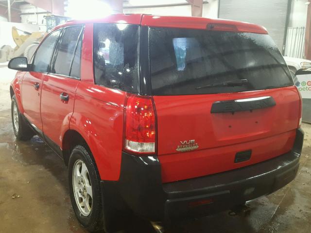 5GZCZ23D92S818250 - 2002 SATURN VUE RED photo 3