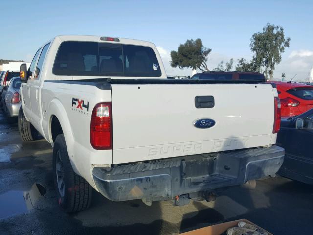 1FT7W2BT3BEC75013 - 2011 FORD F250 SUPER WHITE photo 3