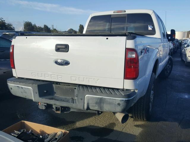 1FT7W2BT3BEC75013 - 2011 FORD F250 SUPER WHITE photo 4