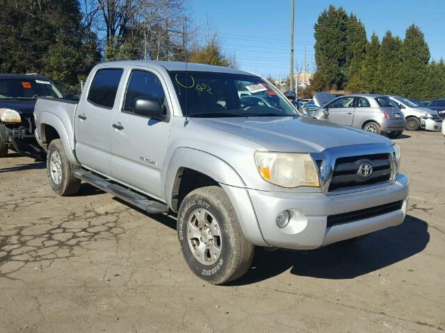 5TEJU4GNXAZ699415 - 2010 TOYOTA TACOMA DOU SILVER photo 1