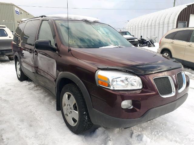 1GMDV231X9D102541 - 2009 PONTIAC MONTANA SV BURGUNDY photo 1