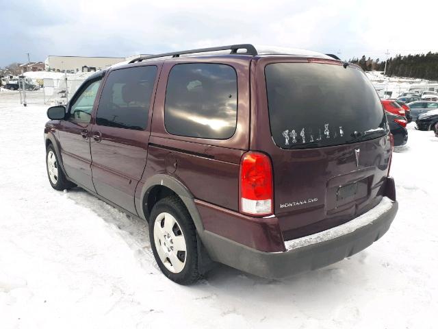 1GMDV231X9D102541 - 2009 PONTIAC MONTANA SV BURGUNDY photo 3