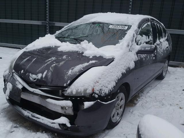 JTDKB20U383416894 - 2008 TOYOTA PRIUS GRAY photo 2