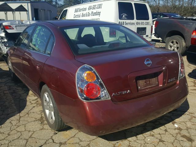 1N4AL11D22C289800 - 2002 NISSAN ALTIMA BAS MAROON photo 3