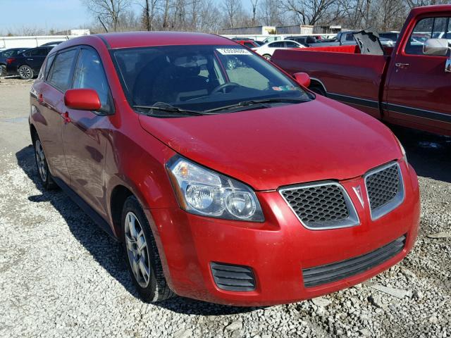 5Y2SP67029Z413821 - 2009 PONTIAC VIBE RED photo 1