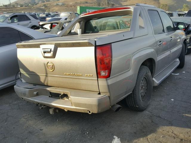 3GYEK63N02G228423 - 2002 CADILLAC ESCALADE E GOLD photo 4