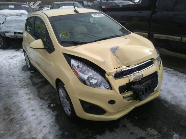 KL8CD6S93EC537945 - 2014 CHEVROLET SPARK 1LT YELLOW photo 1