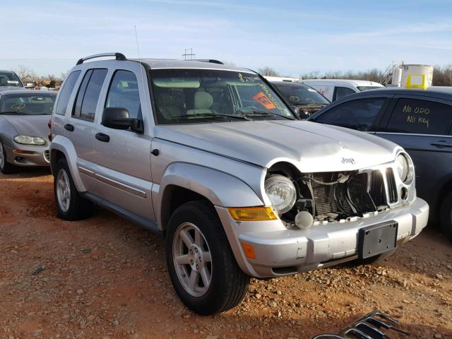 1J4GL58K96W231424 - 2006 JEEP LIBERTY LI SILVER photo 1