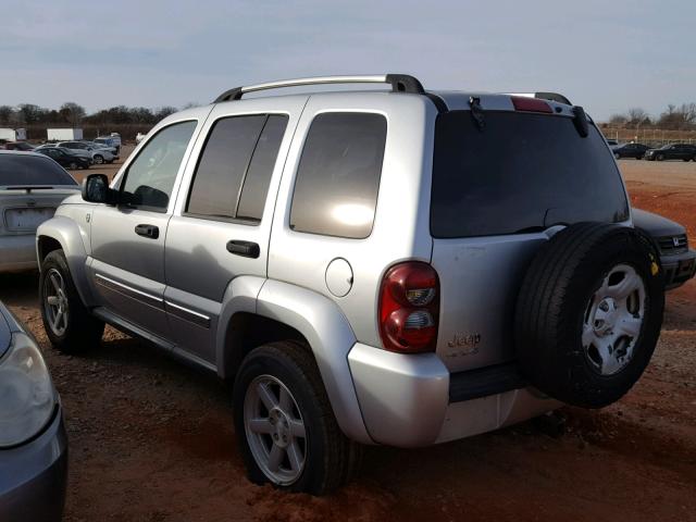 1J4GL58K96W231424 - 2006 JEEP LIBERTY LI SILVER photo 3