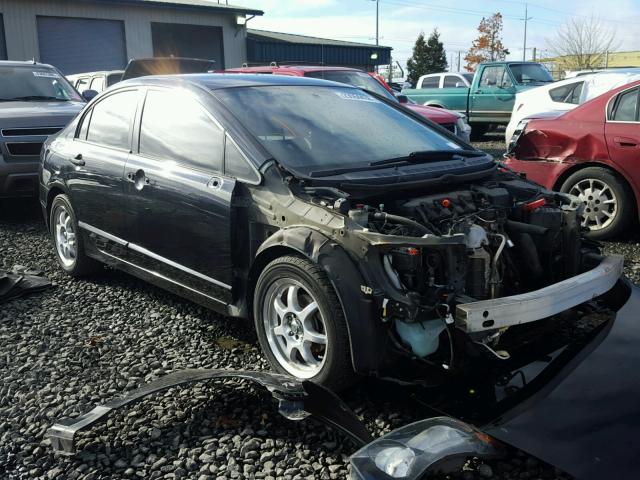 2HGFA165X7H315217 - 2007 HONDA CIVIC LX BLACK photo 1