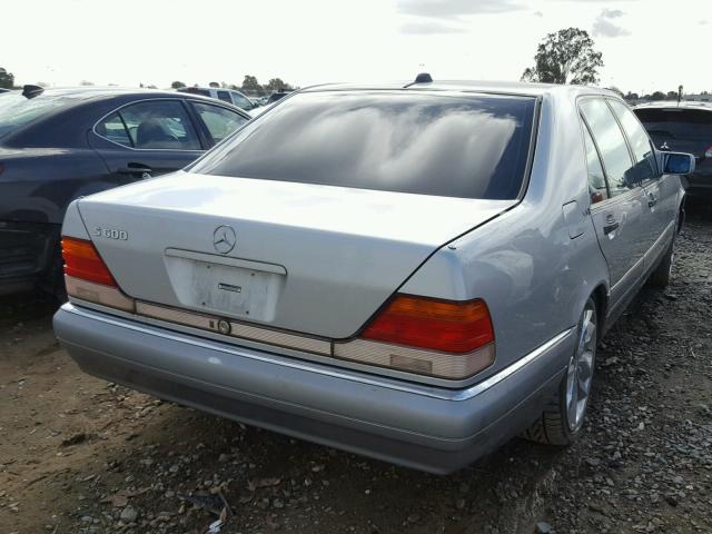 WDBGA51E2SA238110 - 1995 MERCEDES-BENZ S 500 SILVER photo 4