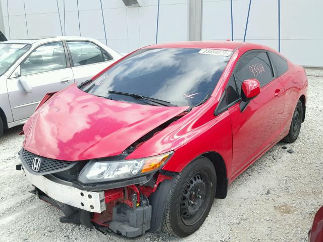 2HGFG3B58CH558048 - 2012 HONDA CIVIC LX RED photo 2