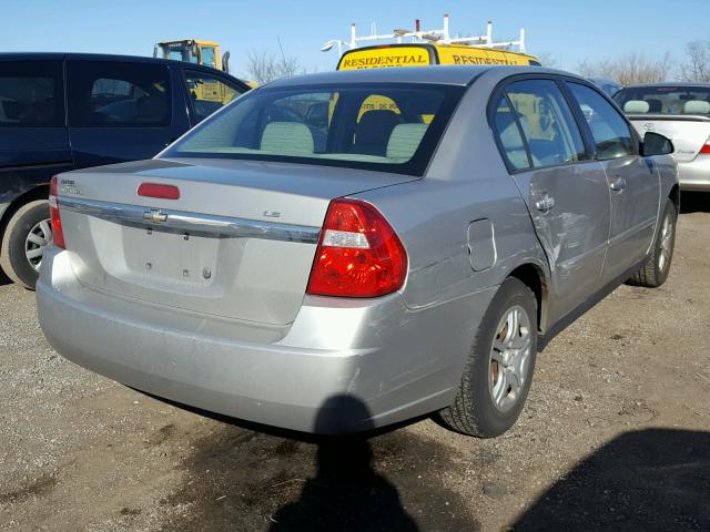 1G1ZS58F97F277494 - 2007 CHEVROLET MALIBU LS SILVER photo 4