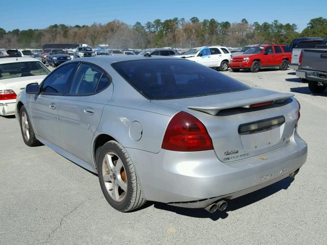 2G2WR524X41353129 - 2004 PONTIAC GRAND PRIX SILVER photo 3