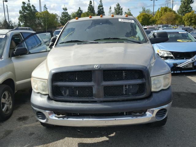 3D7KA28643G769584 - 2003 DODGE RAM 2500 S GOLD photo 9