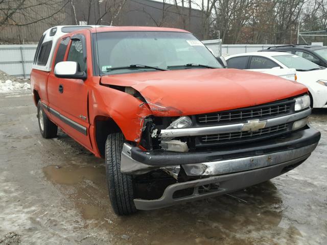 2GCEK19VX21272616 - 2002 CHEVROLET SILVERADO RED photo 1