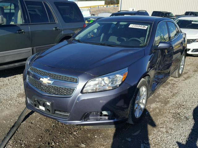 1G11C5SA8DF158208 - 2013 CHEVROLET MALIBU 1LT BLUE photo 2