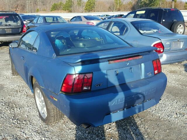 1FAFP42X64F127237 - 2004 FORD MUSTANG GT BLUE photo 3