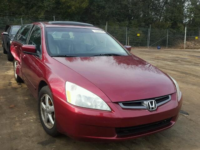 1HGCM566X3A059728 - 2003 HONDA ACCORD EX RED photo 1