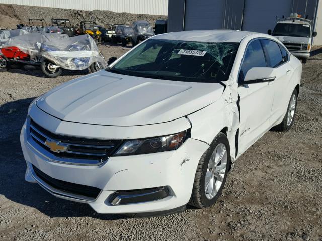 2G1125S31F9222380 - 2015 CHEVROLET IMPALA LT WHITE photo 2