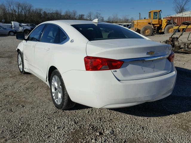 2G1125S31F9222380 - 2015 CHEVROLET IMPALA LT WHITE photo 3