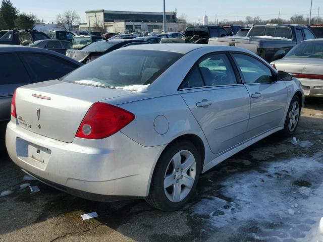 1G2ZJ57B094263298 - 2009 PONTIAC G6 SILVER photo 4