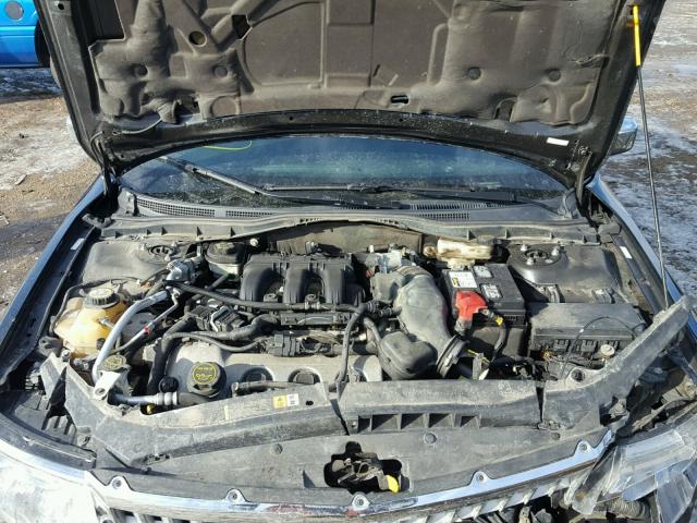 3LNHM26T18R609819 - 2008 LINCOLN MKZ BLACK photo 7